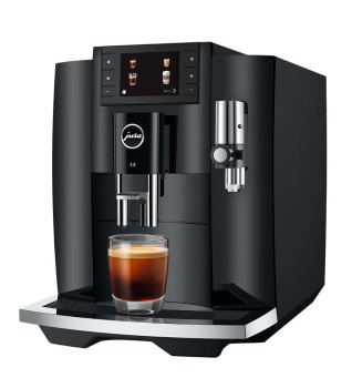 Jura E8 Coffee Machine - Piano Black